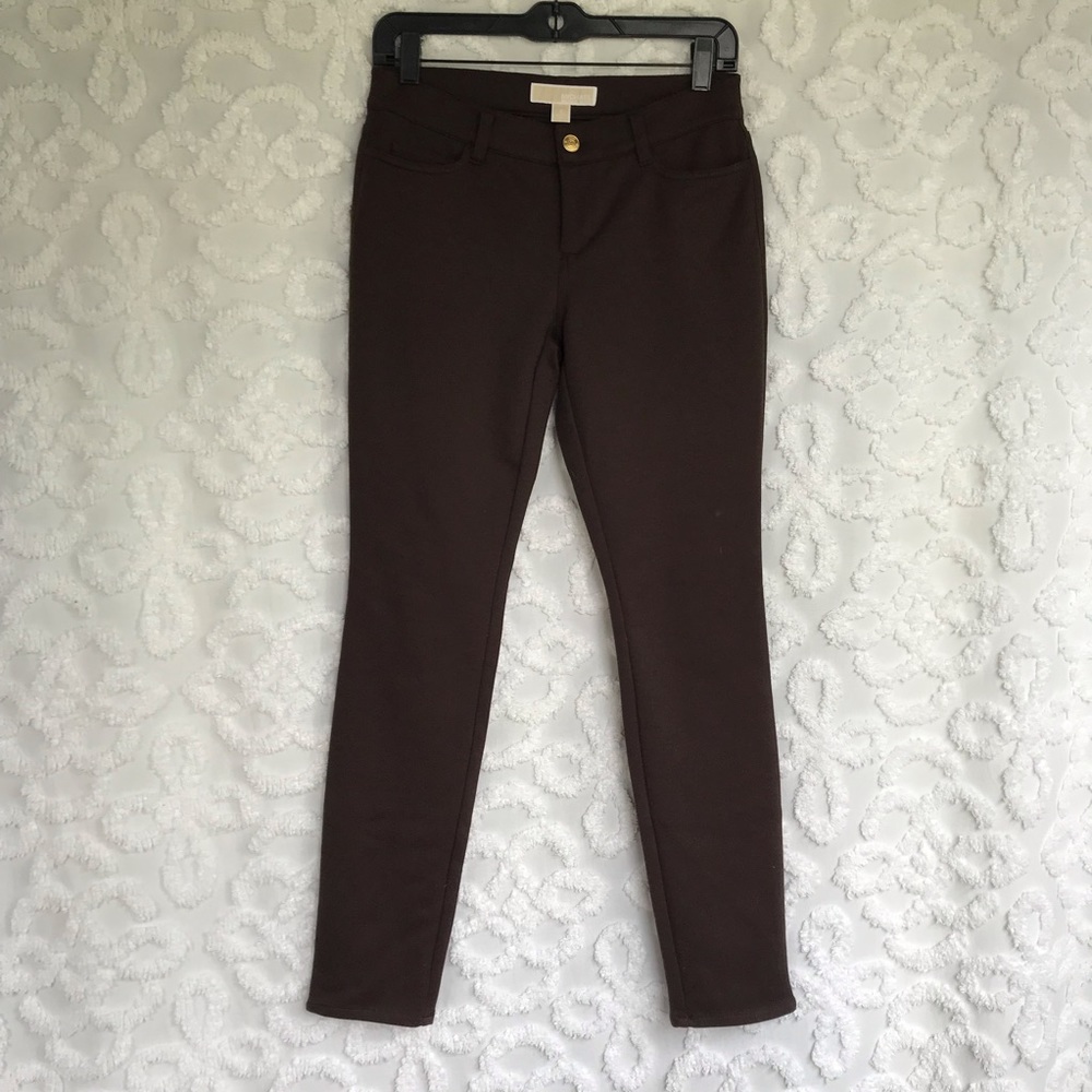 MICHAEL Michael Kors Dark Brown Skinny Pant Size 2